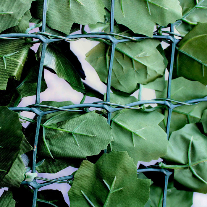 ALEKO 3.5 ft. H x 8 ft. W Artificial Ivy Leaf Vinyl Privacy Screen